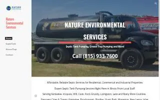Nature Environmental Services website