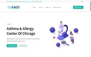 Asthma and Allergy Center of Chicago website