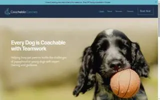 Coachable Canines website