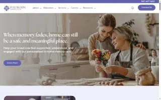 Full Bloom Memory Care website