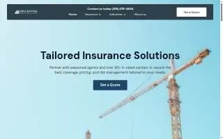 Hill & Stone Insurance of Lake Forest website