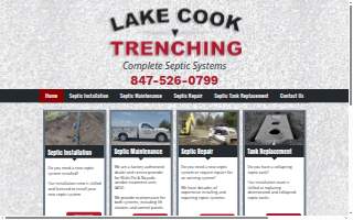 Lake Cook Trenching of Lake Forest