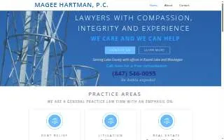 Magee Hartman, P.C. of Lake Forest website