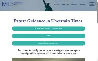 Marazan Law LLC of Lake Forest website