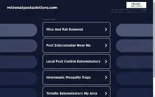 Midwest Pest Solutions, LLC of Lake Forest website