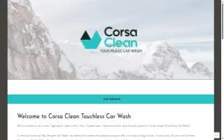 Corsa Clean Touchless Car Wash of Lake in the Hills website