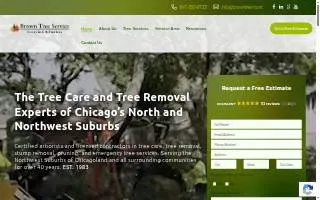 Brown Tree Service Inc of Buffalo Grove website