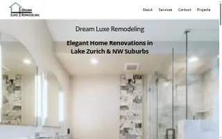 Dream Luxe Remodeling website