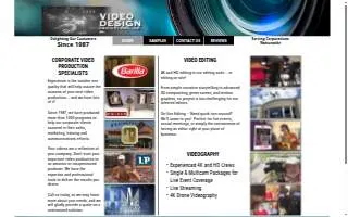 Video Design Productions website