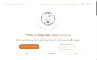 Silly Goose Speech Therapy, PLLC of Bolingbrook website
