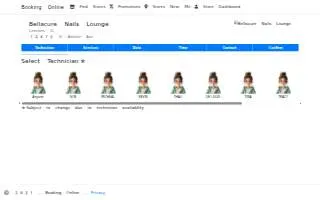 Bellacure Nail Lounge website