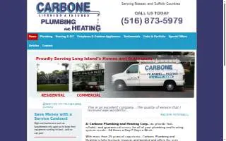 Carbone Plumbing Inc. website