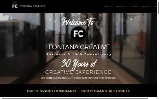 Fontana Creative website
