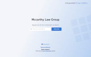 McCarthy Law Group, Ltd.
