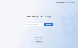 McCarthy Law Group, Ltd. of Lemont website