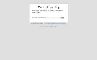 Midwest Pro Shop