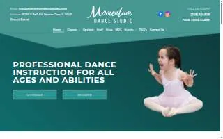 Momentum Dance Studio of Lemont website