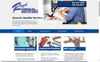 Royal Plumbing Inc of Lemont website