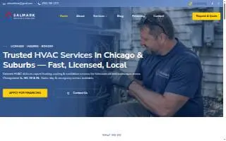 Salmark HVAC website