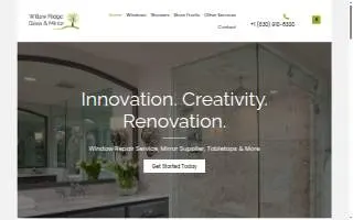 Willow Ridge Glass & Mirror of Lemont website