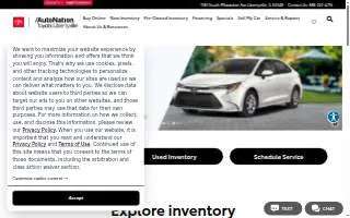 AutoNation Toyota Libertyville website