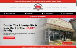 Duxler Libertyville Tire website