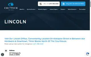 Chittick Eye Care of Lincoln website