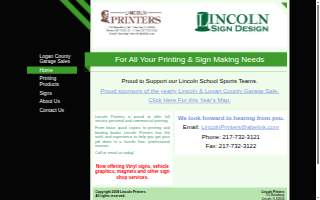 Lincoln Printers - NOT A UPS STORE!