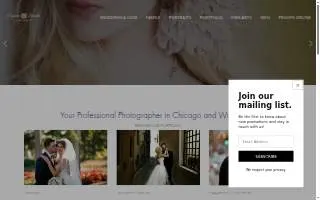 Duron Studio Photography website