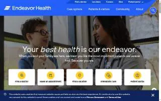 Endeavor Health | Health Center 1 – Elmhurst website