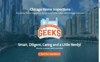 Home Inspection Geeks of Lincolnwood website