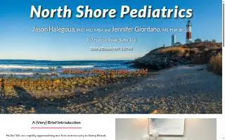 North Shore Pediatrics of North Bay Shore website