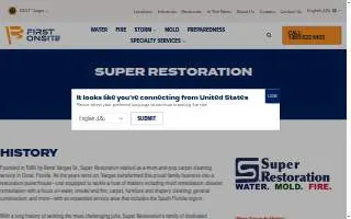 Super Restoration website