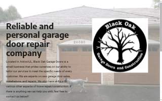 Black Oak Garage Doors and Construction