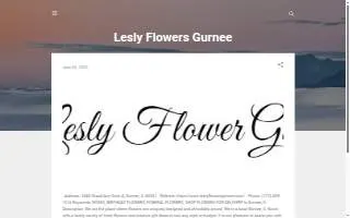 Lesly Flowers Gurnee website