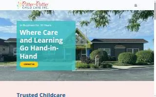 Pitter-Patter Child Care Inc. website