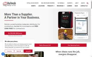 Richards Building Supply of Lindenhurst website