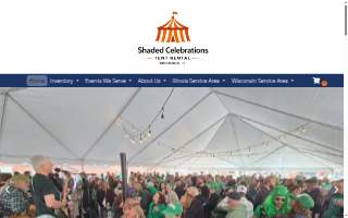 Shaded Celebrations Tent Rental of Lindenhurst