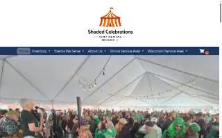 Shaded Celebrations Tent Rental of Lindenhurst website