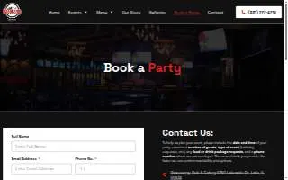 BaseCamp Pub website