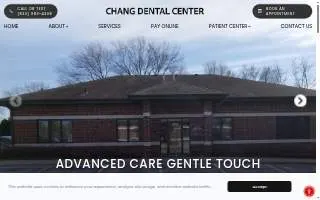 Chang Dental Center website