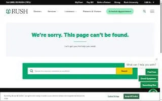 Rush Lisle Infusion Pharmacy website