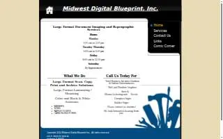 Midwest Digital Blueprint website