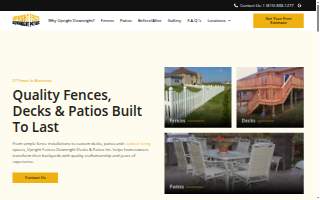 Upright Fences Downright Decks & Patios Inc. of Homer Glen