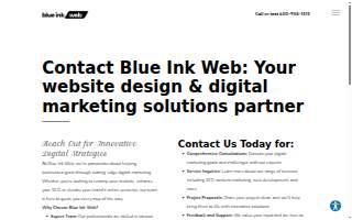 Blue Ink Web