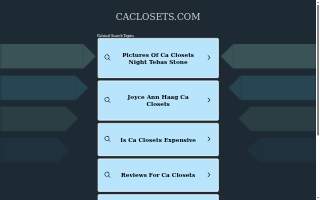 California Closets - Lombard
