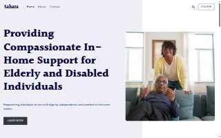 Sahara Home Care of Lombard website