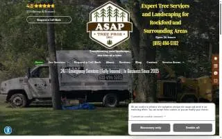 ASAP Tree Pros, Inc. website