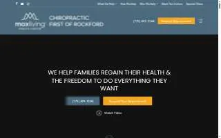 Chiropractic First of Rockford website