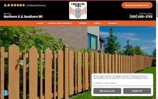 Cornerstone Fence, Inc of Loves Park website